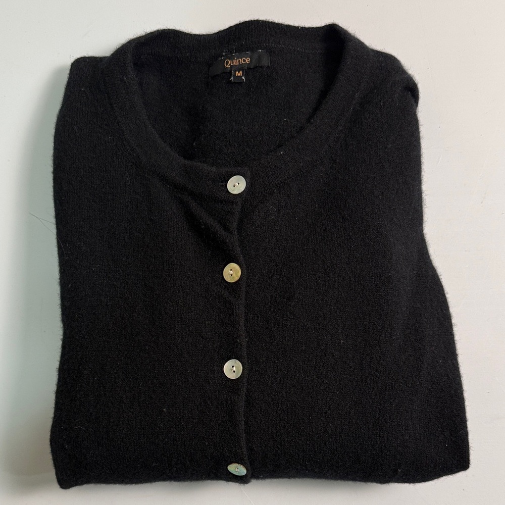 Quince 100% cashmere cardigan sz M